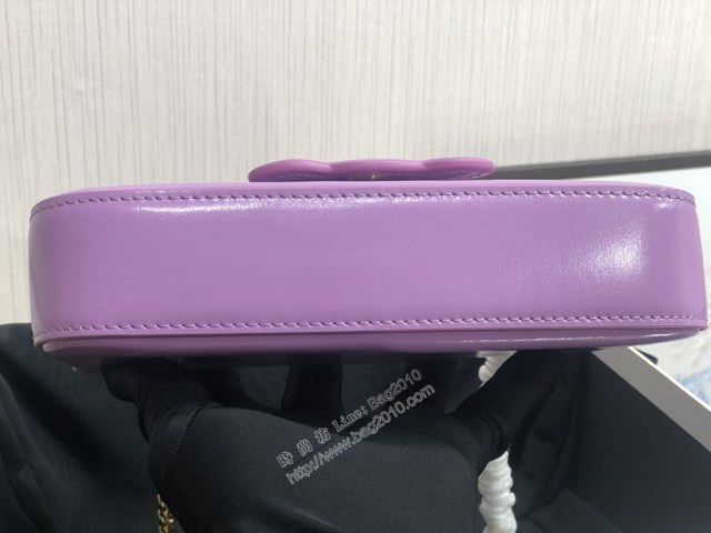 Celine專櫃2022全新系列凱旋門鏈條肩背包 賽琳CUIR TRIOMPHE皮標標誌印花鏈條包 sldj2397